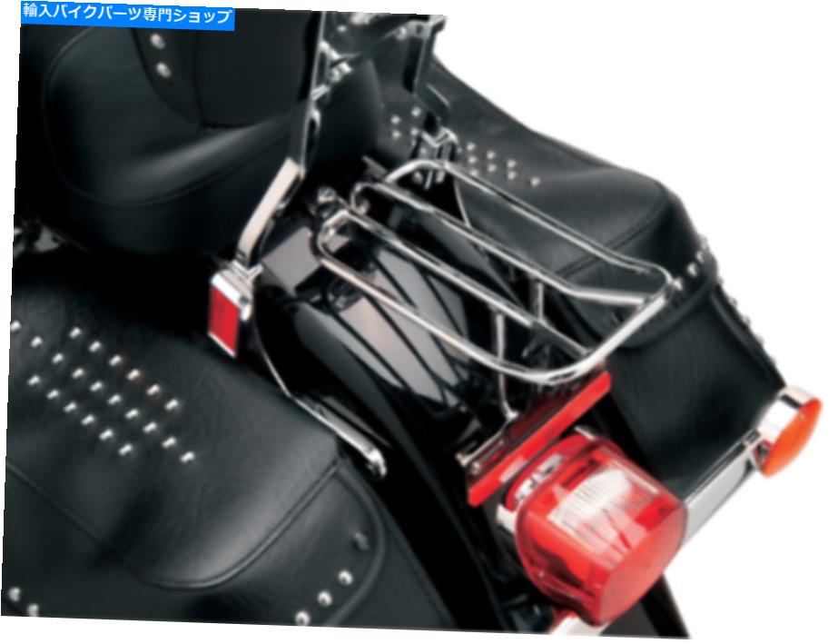 クロームパーツ ドラッグスペシャリティクロームチューブラリーフェンダーラゲッジラック86-05ハーレーフル Drag Specialties Chrome Tubular Rear Fender Luggage Rack 86-05 harley FLST【並行輸入品】