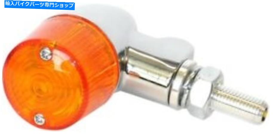 クロームパーツ K＆Sアルミボディマーカーライト36mmラウンド＃2 LEDクロムアンバー（26-8333cm） K&S Aluminum Body Marker Lights 36mm Round #2 LED Chrome Amber (26-8333CM)【並行輸入品】｜Us Custom Parts Shop USDM