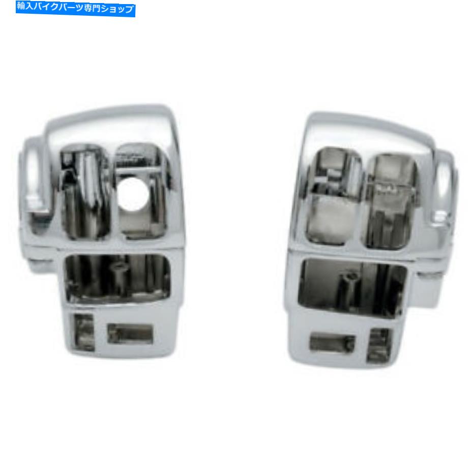 クロームパーツ 1996-2006ハーリーウルトラクラシック＆ロードキングW /クルーズのためのクロームスイッチハウジング Chrome Switch Housings for 1996-2006 Harley Ultra Classic & Road King w/Cruise【並行輸入品】