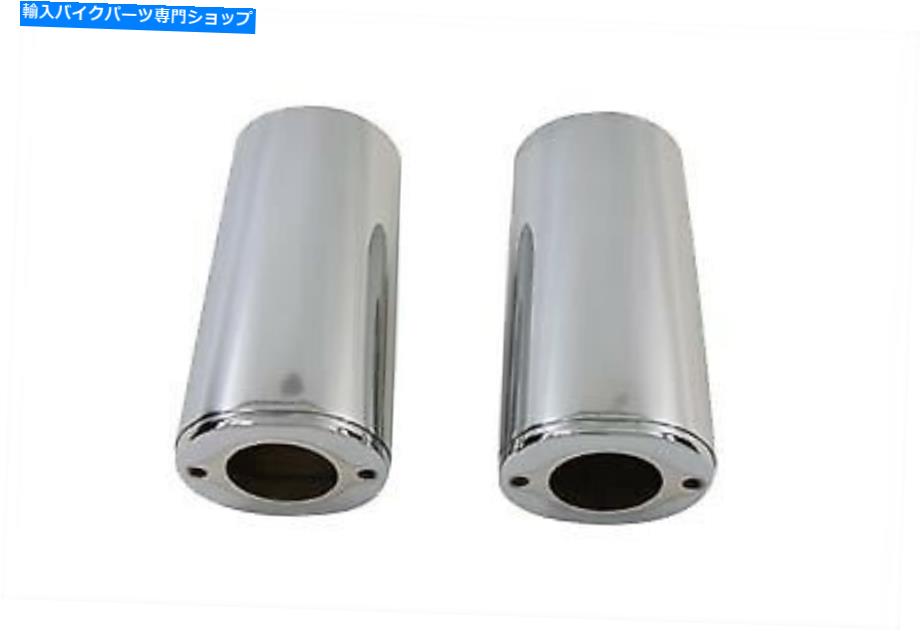 クロームパーツ フォークスライダークロームカバーセットハーレーダビッドソンフィット Fork Slider Chrome Cover Set fits Harley-Davidson【並行輸入品】