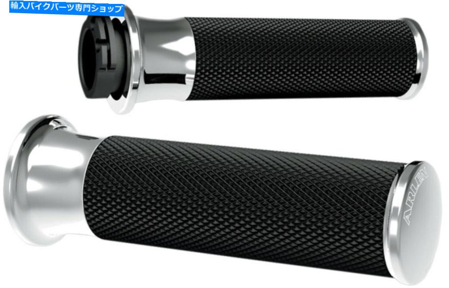クロームパーツ Arlen Ness Fusionシリーズ滑らかなケーブルスタイルグリップクローム07-320 Arlen Ness Fusion Series Smooth Cable Style Grips Chrome 07-320【並行輸入品】|Us Custom Parts Shop USDM
