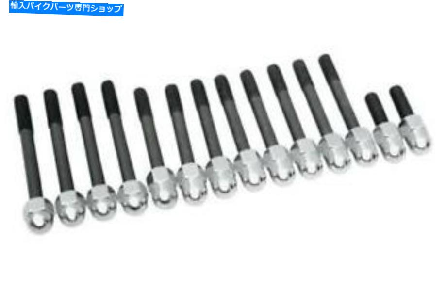クロームパーツ コロニーモーターケースキットアノールスタイル - Chrome 8139-34 Colony Motor Case Kit Acorn Style - Chrome 8139-34【並行輸入品】