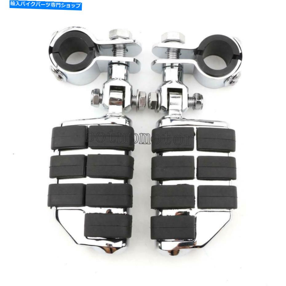 クロームパーツ Harley Electra Glide Ultra Classic Flhtcuのためのクロムオートバイ高速道路ペグ Chrome Motorcycle Highway Foot Peg For Harley Electra Glide Ultra Classic FLHTCU【並行輸入品】