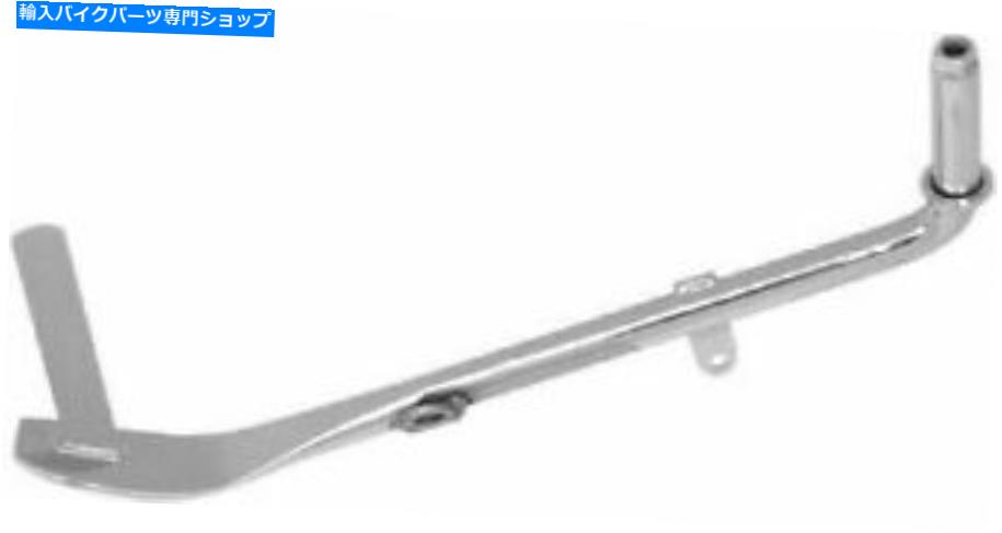 クロームパーツ Chrome +1「長い10.5」LキックスタンドFLHT FLHR 0510-0267 Chrome +1\