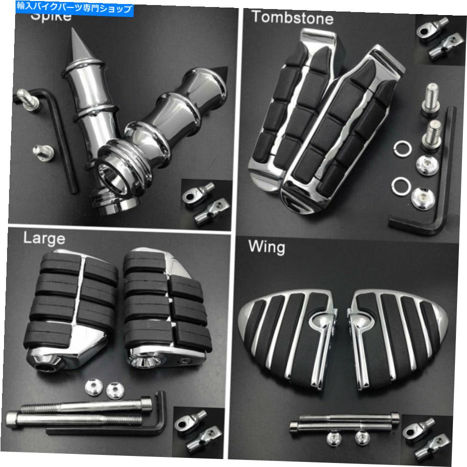 クロームパーツ 1995-08スポイトルーム1400 VS1400GLP / Boulevard S 83用大阪ロングトレンズ - オリジナルのタイトルを表示する 1995-08 スズキイントルーダー 1400 VS1400GLP/Boulevard S 83 用大型フロントフットペグ- show original title【並行輸入品】