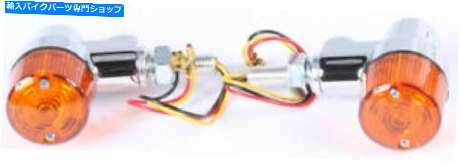 クロームパーツ スタイル3 LEDターン信号クロムW /琥珀色のレンズ Style 3 Led Turn Signal Chrome W/Amber Lens【並行輸入品】｜Us Custom Parts Shop USDM