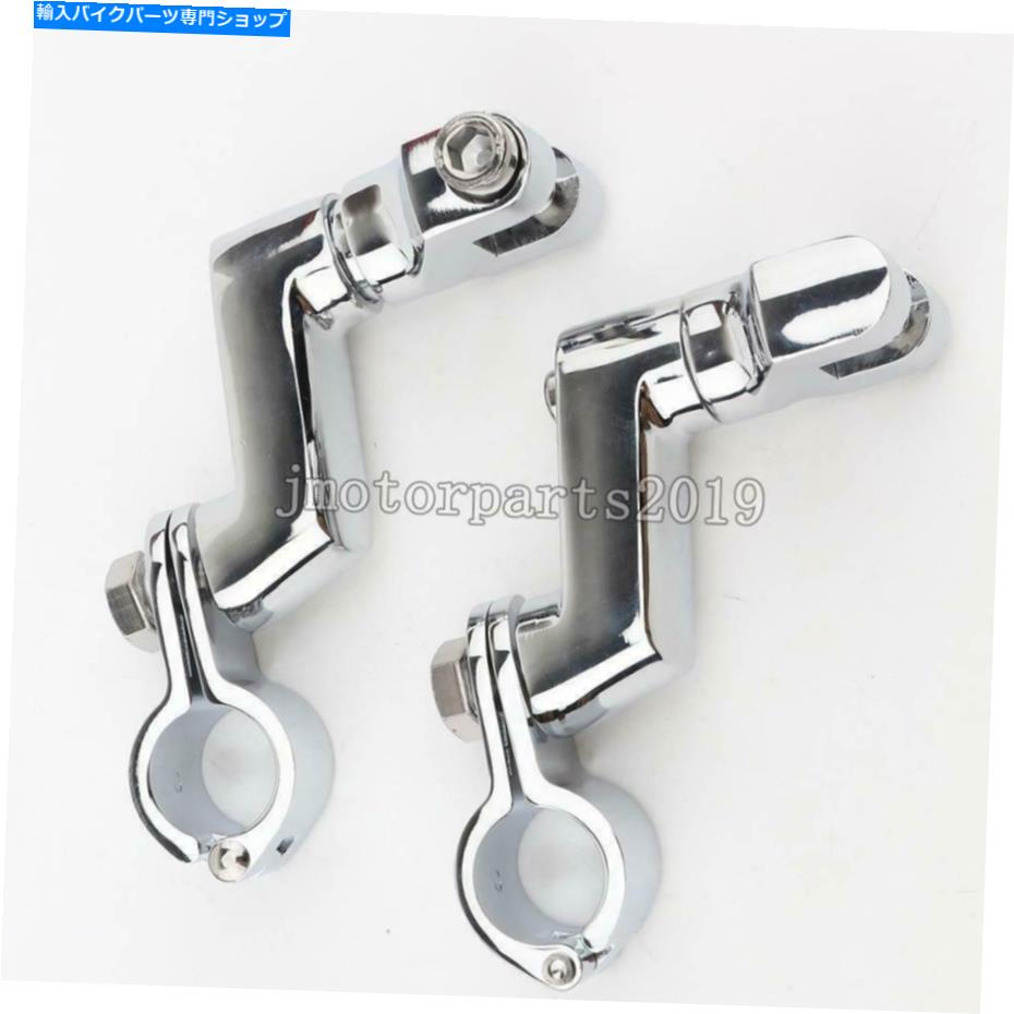 クロームパーツ Honda Goldwing 1100 1200 1500 1800 GL FB6のためのクロム高速道路足のペグクランプ Chrome Highway Foot Pegs Clamps for Honda Goldwing 1100 1200 1500 1800 GL FB6【並行輸入品】