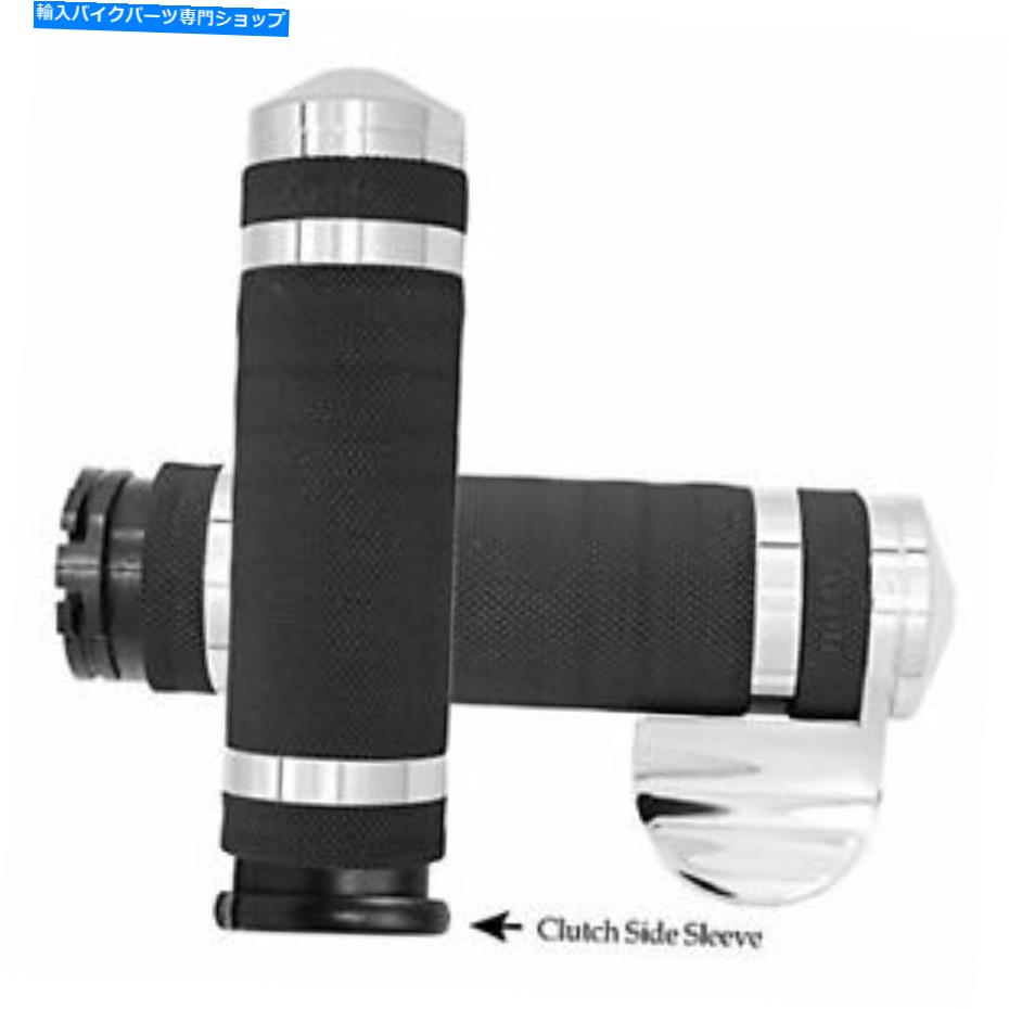 クロームパーツ エイボンエアスーパースポーツグリップスロットルスライド、スロットルアシスト＃AIR-99ボス Avon Air-Super Sport Grips Throttle Slide, With Throttle Assist #AIR-99-BOSS【並行輸入品】