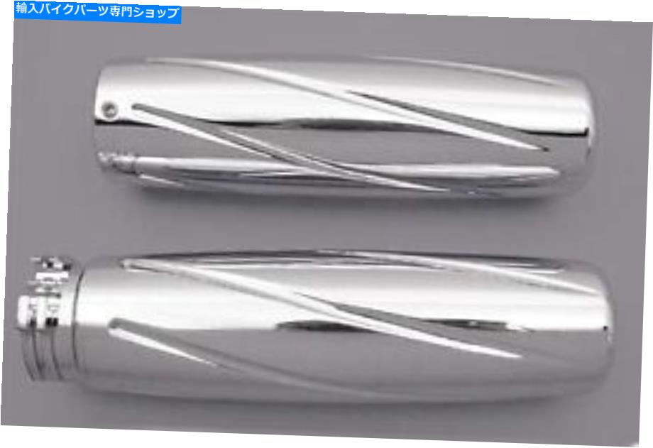 クロームパーツ スパイラルクロームビレットハンドグリップハーリースポーツスターアイアンヘッド1000 1973?1985 SPIRAL CHROME BILLET HAND GRIPS HARLEY SPORTSTER IRONHEAD 1000 1973 THRU 1985【並行輸入品】 28,965円