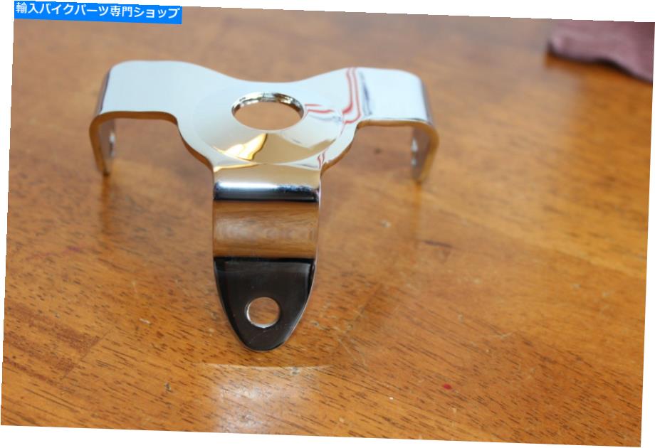 クロームパーツ ハーレーナックルヘッドFlathead Spring Fork Chrome Headlightマウントブラケット新品（736 Harley Knucklehead Flathead Spring Fork Chrome Headlight Mount Bracket NEW (736【並行輸入品】