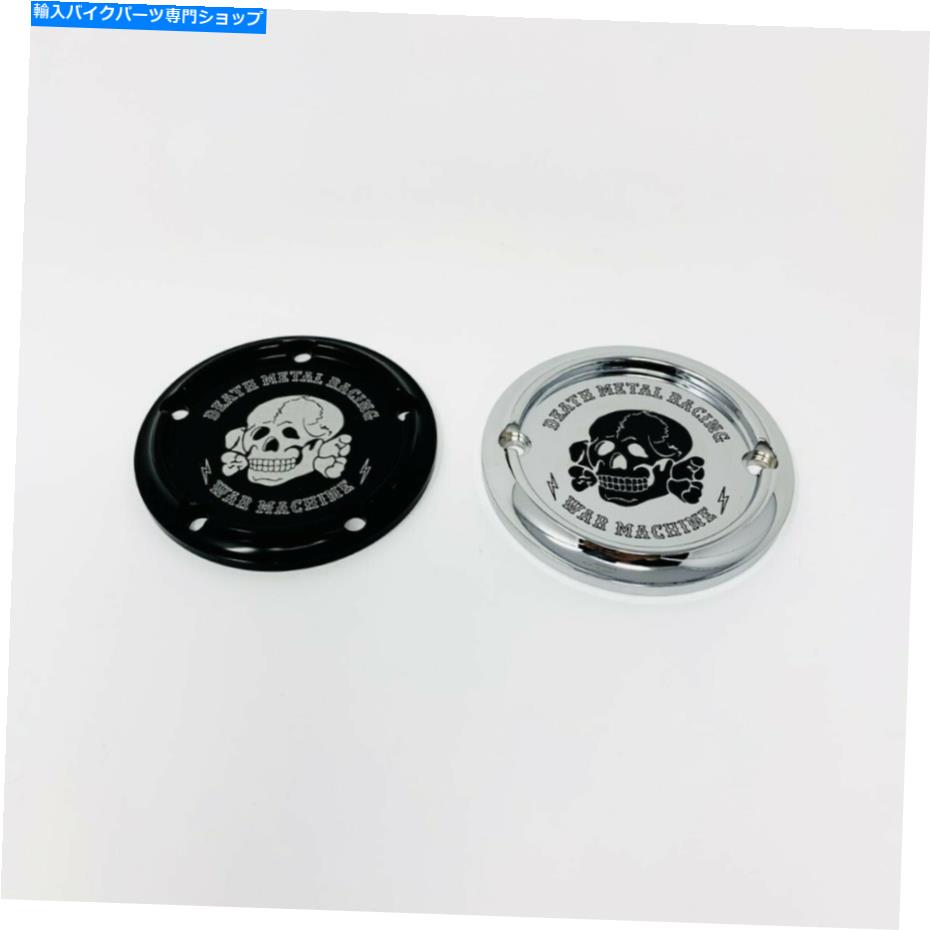 クロームパーツ クロムM8頭蓋骨W戦車の鼻コーン/点火カバー（2穴） Chrome M8 SKULL W/ WAR MACHINE Nose Cone/Ignition Cover (2 HOLE)【並行輸入品】｜Us Custom Parts Shop USDM