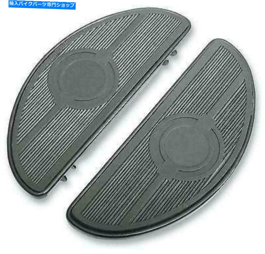 クロームパーツ Drag Specialties Chrome Half Moon Floorboards 48-84ハーレーツーリングFLH Drag Specialties Chrome Half Moon Floorboards 48-84 Harley Touring FL FLH【並行輸入品】