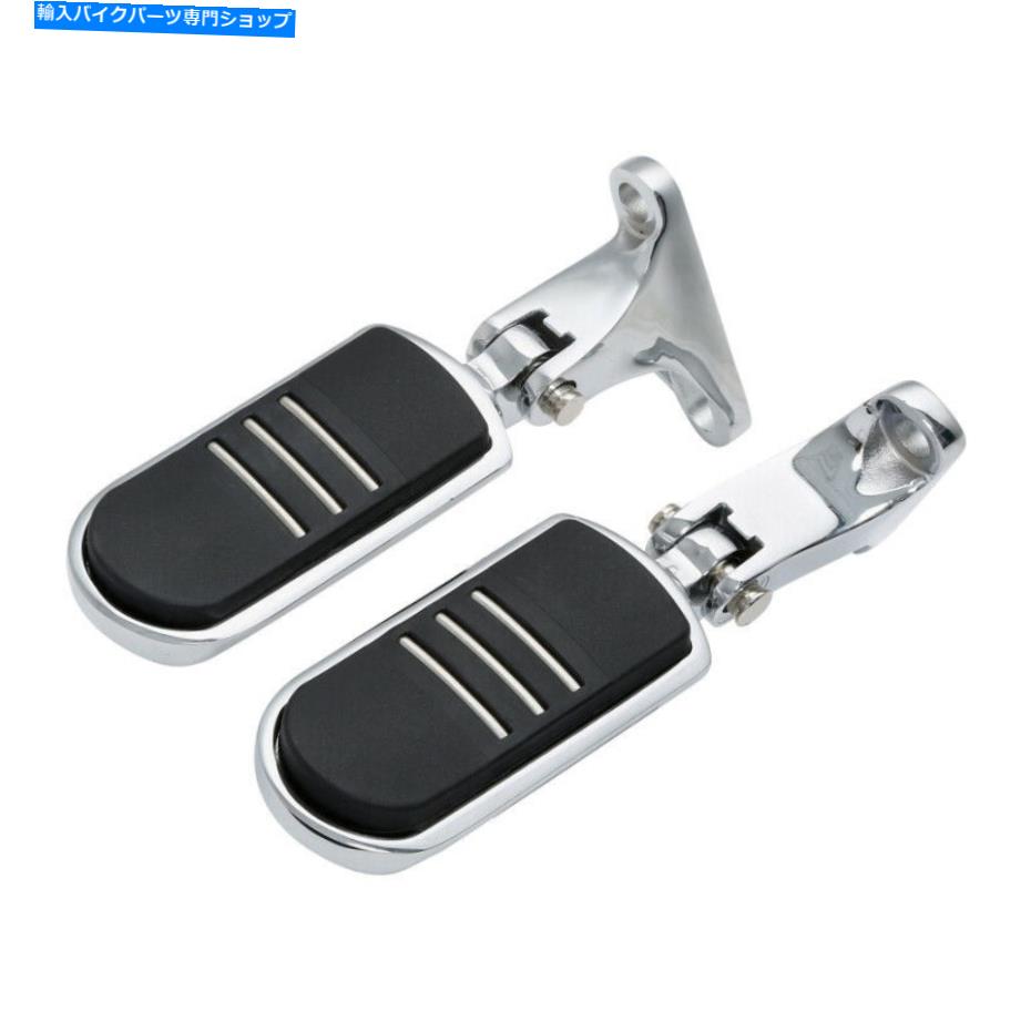 クロームパーツ Harley Touring 93-21のためのChrome Pegstreamliner旅客フィットフィットフィット Chrome Pegstreamliner Passenger Footpeg Mount Kit Fit For Harley Touring 93-21【並行輸入品】
