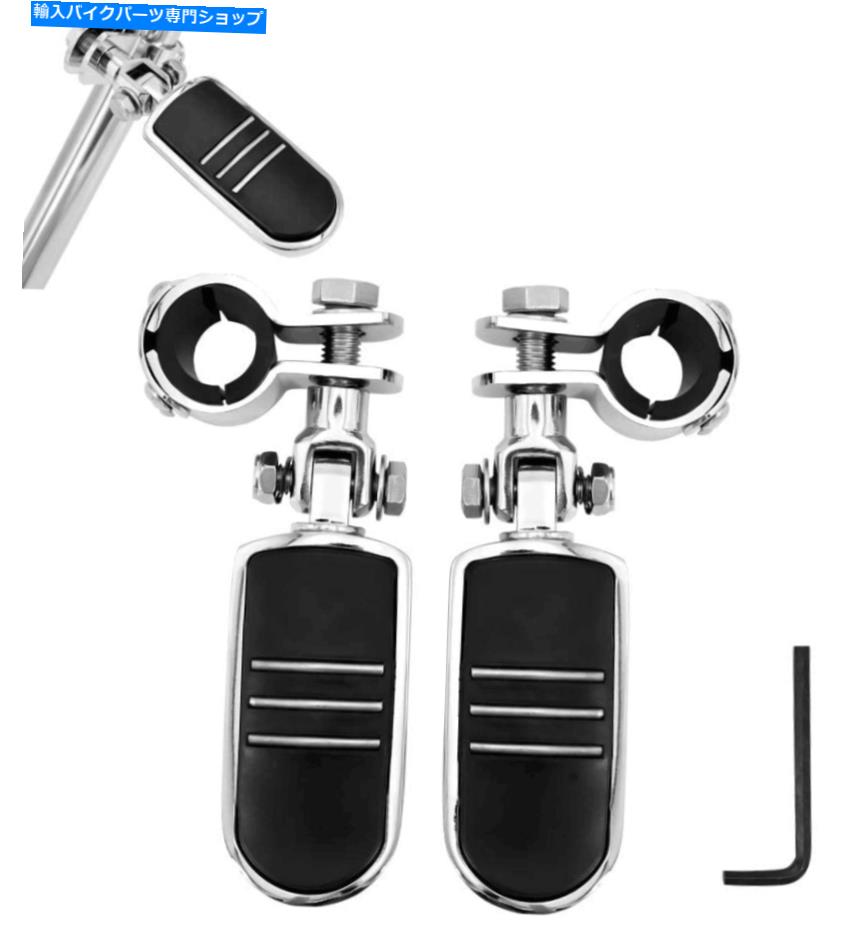 クロームパーツ Chrome高速道路足ペグ1 '' 1-1 / 4 '' Honda Goldwing GL1800 GL1500 GL1200 F6C Chrome Highway Foot Pegs 1'' 1-1/4'' For Honda Goldwing GL1800 GL1500 GL1200 F6C【並行輸入品】