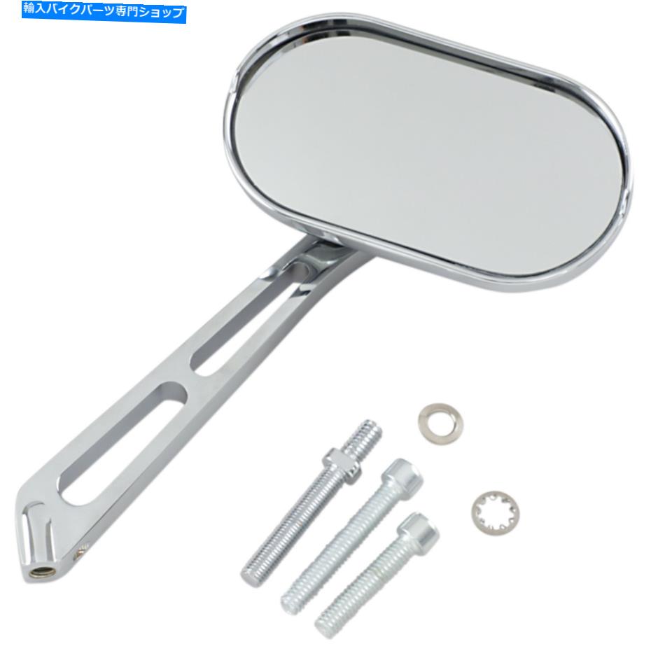 クロームパーツ クレアキンスモールマグナムプラスクロームミラーW /凸ガラス(1408) Kuryakyn Small Magnum Plus Chrome Mirror w/Convex Glass (1408)【並行輸入品】