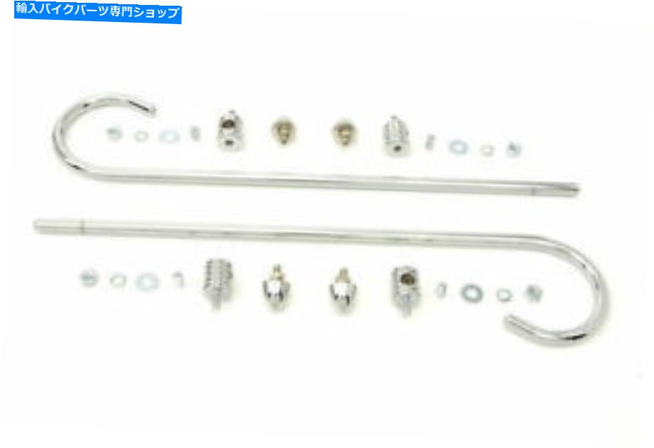 クロームパーツ V-Twin Chromeフロントフェンダートリムレールキット50-1533 V-Twin Chrome Front Fender Trim Rail Kit 50-1533【並行輸入品】|Us Custom Parts Shop USDM