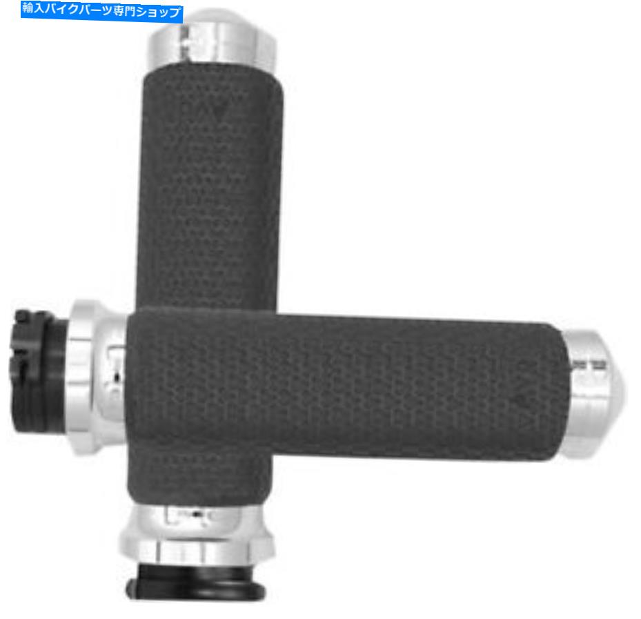 クロームパーツ エイボンメモリフォーム用キール用小クロム#MF-63-CHハーレーダビッドソン Avon Memory Foam Grips for Cables Small Chrome #MF-63-CH Harley Davidson【並行輸入品】|Us Custom Parts Shop USDM