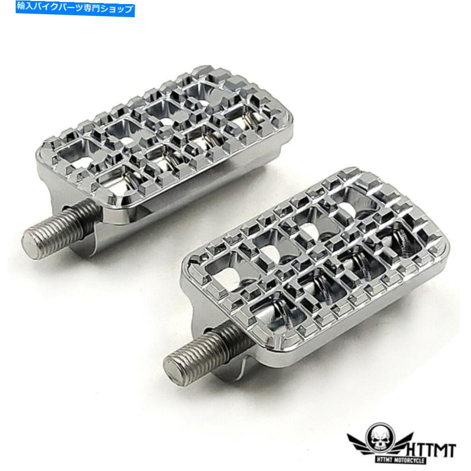 クロームパーツ 2個のChrome CNC支配者Cut Shifter PEGのハーリーTri Glide Street XG500 750 2 PCs Chrome CNC Dominator Cut Shifter Peg For Harley Tri Glide Street XG500 750【並行輸入品】