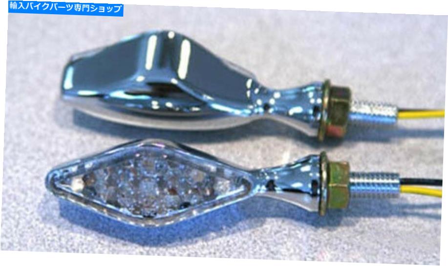 クロームパーツ LEDウルトラミニマーカーライト、ダイヤモンドW /まぶた、クロム（13 LED LED ULTRA MINI-MARKER LIGHTS, DIAMOND W/EYELID, CHROME (13 LED【並行輸入品】