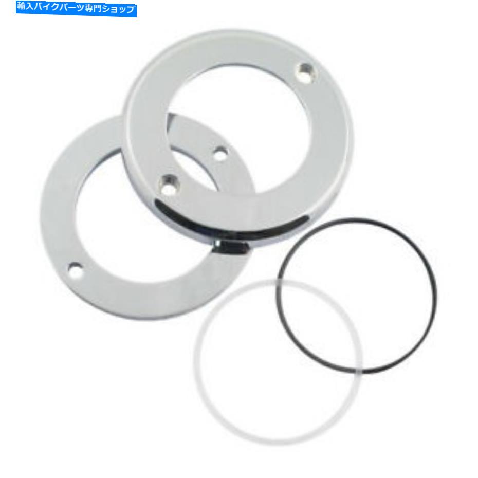 クロームパーツ ポイントカバーポートGet、Chrome、Harley-Davidson Big Twin 70-99、XL 71-20 Point Cover Port Get, Chrome, For Harley-Davidson Big Twin 70-99, XL 71-20【並行輸入品】