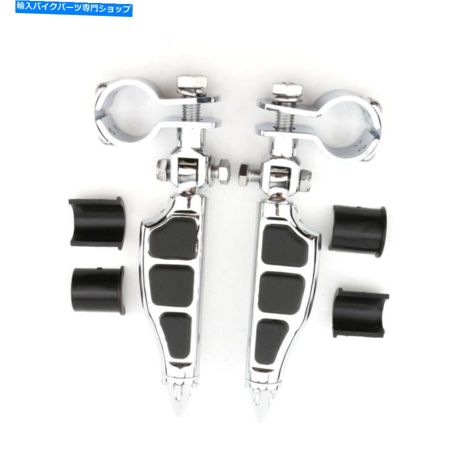 クロームパーツ ハーレーエレクトログライドウルトラクラシックEFI Flhtcuiのためのクロム高速道路足のペグ Chrome Highway Foot Pegs For Harley Electra Glide Ultra Classic EFI FLHTCUI【並行輸入品】