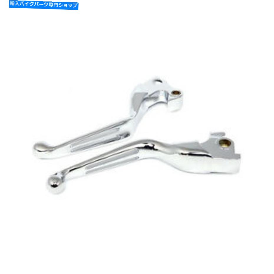 クロームパーツ ブレーキ＆クラッチレバーセット2スロットクローム、ハーレー - ダビッドソンスポーツスター14-19 Brake & Clutch Lever Set 2-Slot Chrome, For Harley-Davidson Sportster 14-19【並行輸入品】 28,965円