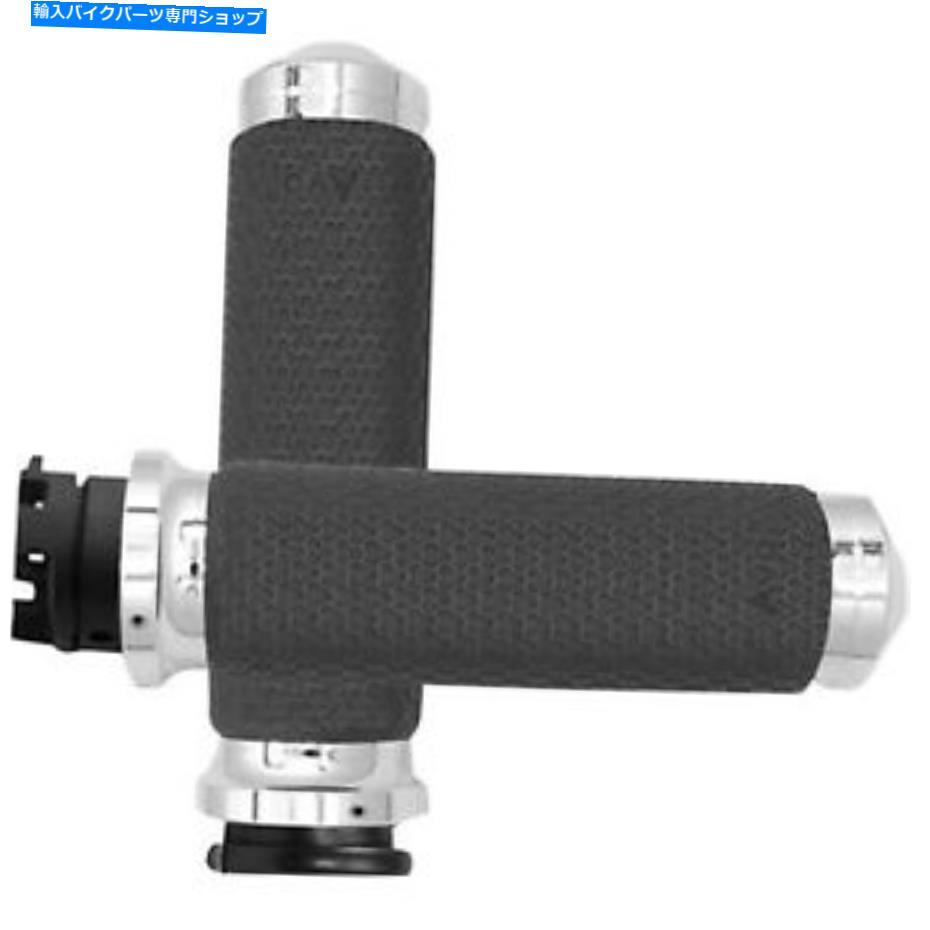 クロームパーツ AVON GRIPS - IN-S-MF-63A-CH - メモリフォームグリップ、クロム Avon Grips - IN-S-MF-63A-CH - Memory Foam Grips, Chrome【並行輸入品】