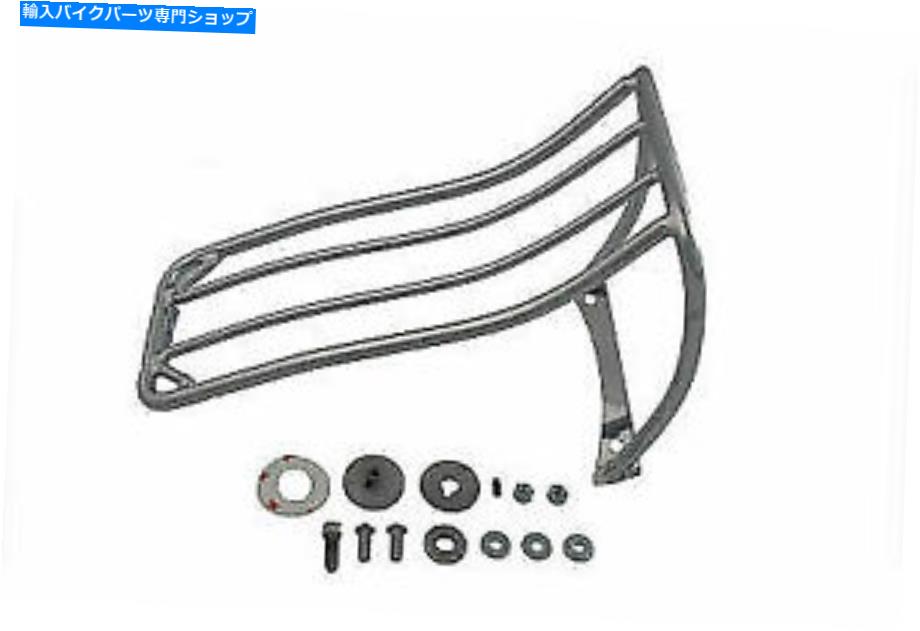 クロームパーツ Wyatt Gatling Harley Davidson by v-twinによるワイトガトリングクローム荷物ラック Wyatt Gatling Chrome Luggage Rack for Harley Davidson by V-Twin【並行輸入品】