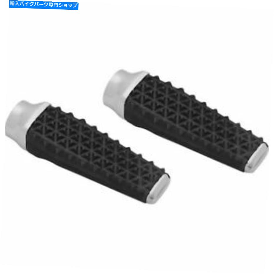 クロームパーツ Chrome Kuryakyn Thresher Foet Pegsがアダプタなし Chrome Kuryakyn Thresher Foot Pegs Without Adapters【並行輸入品】