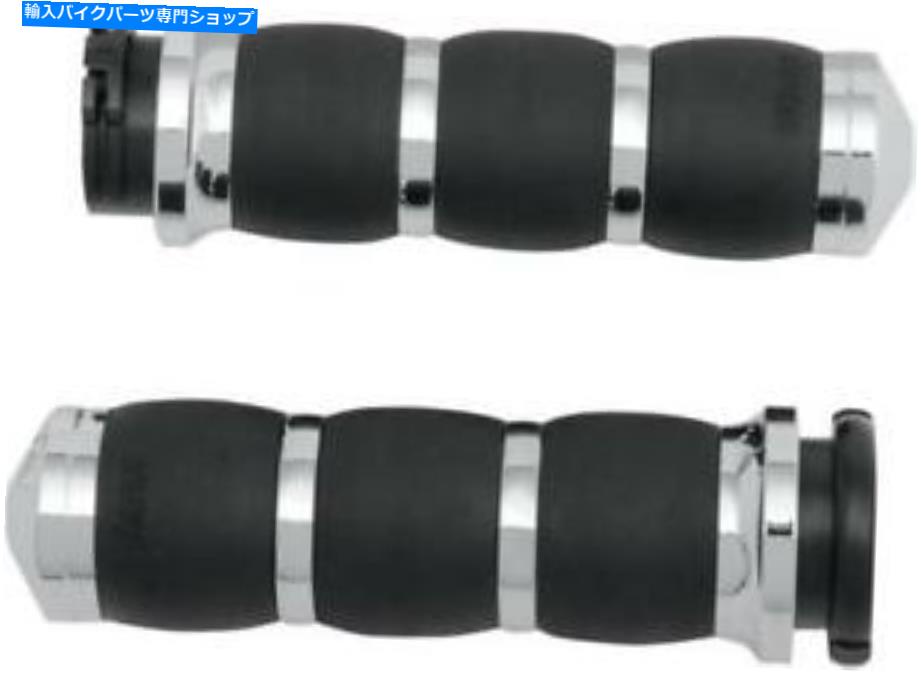 クロームパーツ エイボンベルベットエアクッショングリップクロム＃エアー93ハーレーダビッドソン Avon Velvet Air Cushion Grips Chrome #AIR-93 Harley Davidson【並行輸入品】｜Us Custom Parts Shop USDM