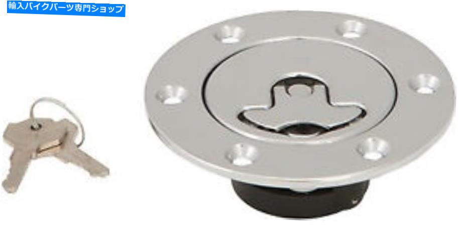 クロームパーツ HardDrive 03-0314-Bフラッシュマウント非排気ガスキャップクロム HARDDRIVE 03-0314-B Flush Mount Non-Vented Gas Cap Chrome【並行輸入品】