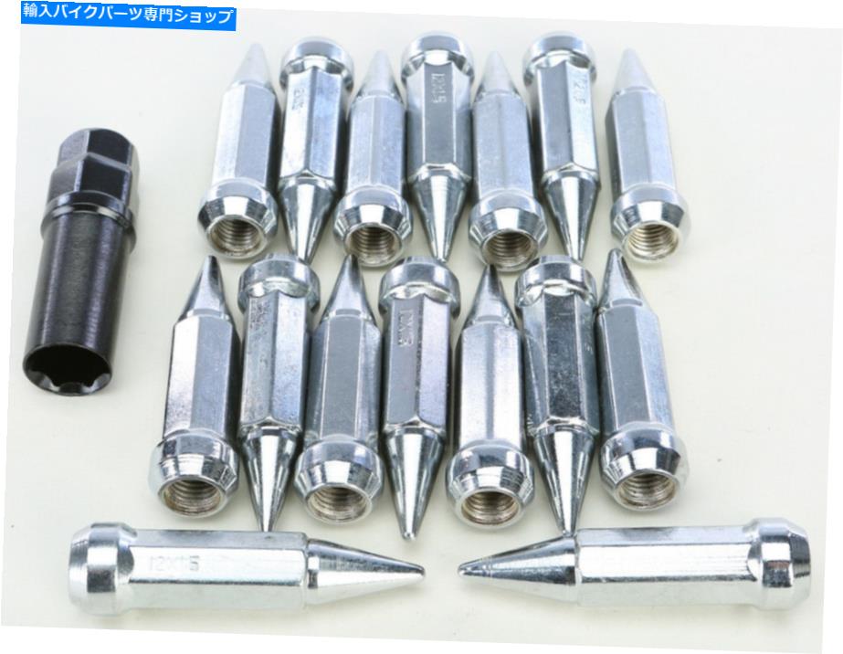クロームパーツ セドナスパイクラグナット交換部品12mmx1.50クロームテーパーW /キーALUG-SC-20BX SEDONA SPIKE LUG NUT REPLACEMENT PART 12MMX1.50 CHROME TAPER W/KEY ALUG-SC-20BX【並行輸入品】