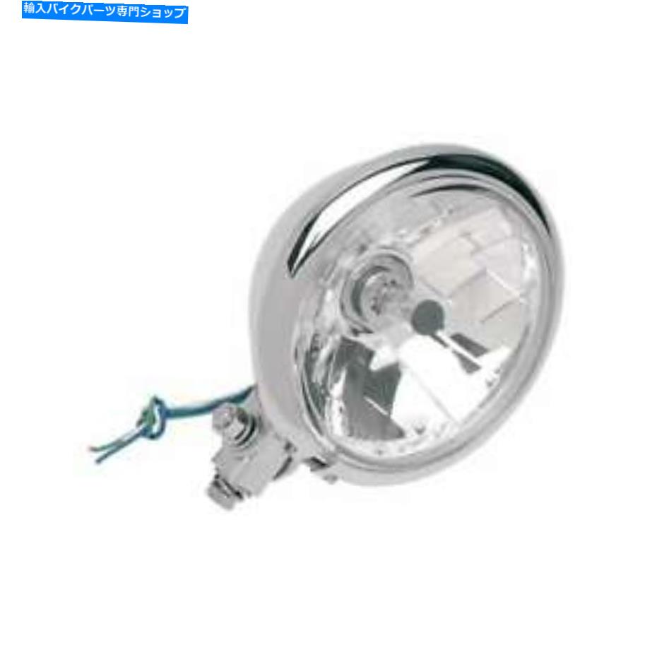 クロームパーツ 5-3 / 4インチスプリングヘッドライトクロム 5-3/4 Inch Springer Headlight Chrome【並行輸入品】