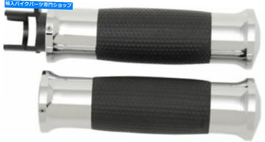 クロームパーツ インドの巡洋艦のためのエイボンエアーゲルグリップ（クロム） AVON Air Gel Grips for Indian Cruisers (Chrome)【並行輸入品】