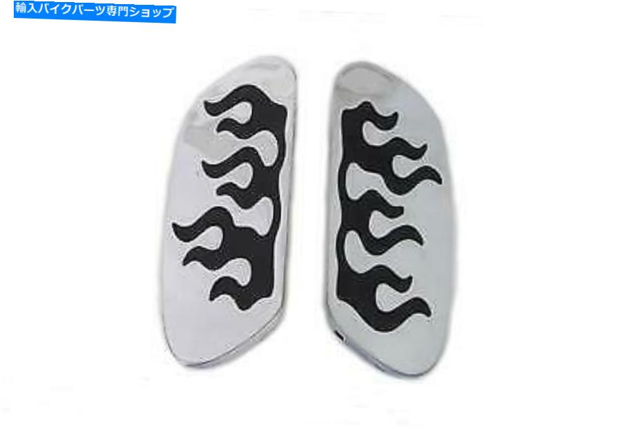クロームパーツ Harley Flt 1986&rarr;のためのクロム旅客フットボード炎の床板セット Chrome Passenger Footboard Flame Floor Board Set for Harley FLT 1986 & later【並行輸入品】｜Us Custom Parts Shop USDM