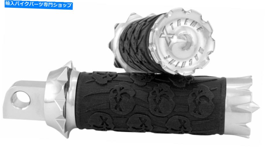 クロームパーツ Xtreme Machine Death Chrome Skull Footpegs Harley Suftail Highway Sportster Dyna Xtreme Machine Death Chrome Skull Footpegs Harley Softail Highway Sportster Dyna【並行輸入品】