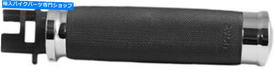 クロームパーツ AVONカスタム輪郭グリップクロームMT-IN-CC-85-CH AVON CUSTOM CONTOUR GRIPS CHROME MT-IN-CC-85-CH【並行輸入品】