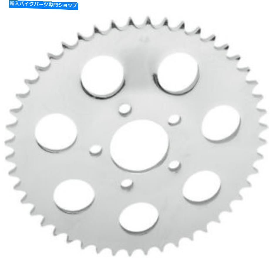 クロームパーツ Drag Specialties Chrome 530チェーンバーブDished Sprocket 46歯ハーレー Drag Specialties Chrome 530 Chain Coversion Dished Sprocket 46-Tooth Harley【並行輸入品】