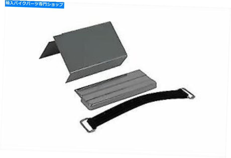 クロームパーツ V-Twinによるハーレーダビッドソンのためのバッテリーカバーキットクロムスムーズ Battery Cover Kit Chrome Smooth for Harley Davidson by V-Twin【並行輸入品】
