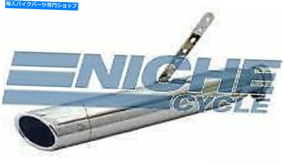 クロームパーツ Roadkrome Slant Tip Left Muffler Chrome 1.375 \