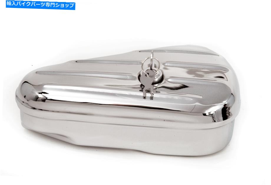 クロームパーツ 楕円形の右側のクロムツールボックスはハーレー - ダビッドソンにフィット Oval Right Side Chrome Tool Box fits Harley-Davidson【並行輸入品】｜Us Custom Parts Shop USDM