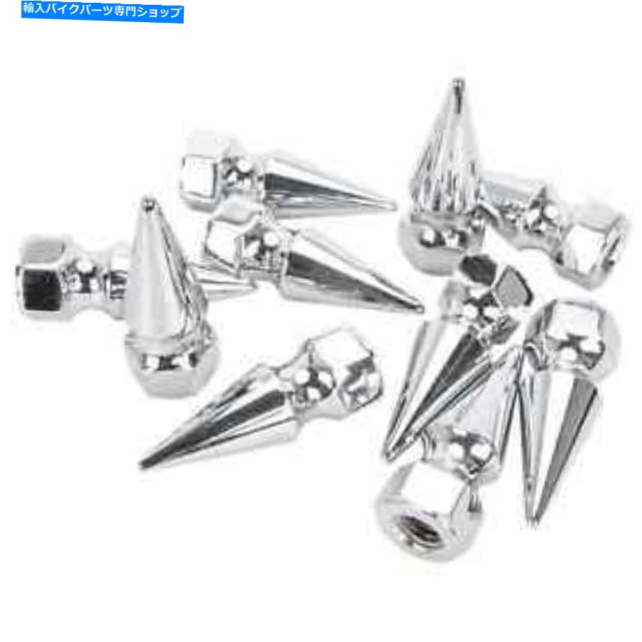 クロームパーツ コロニー＃PN-315 1/2-13クロムパイクナット10パック Colony #PN-315 1/2-13 Chrome Pike Nut 10 pack USA made【並行輸入品】 31,598円