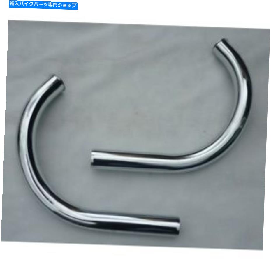 クロームパーツ 新しい排気パイプ - クロム - （レプリカ）--- Jawa 350（634） NEW EXHAUST PIPES - CHROME - (REPLICA) --- JAWA 350 (634)【並行輸入品】