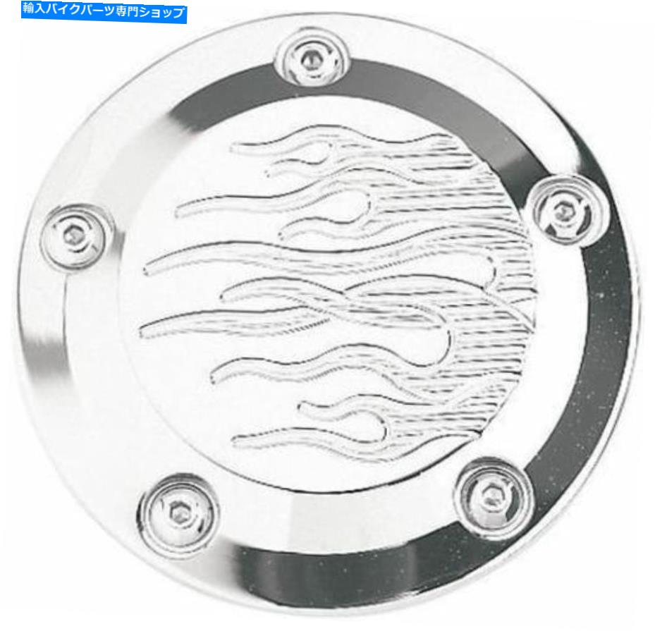 クロームパーツ Joker Machine Flame Pointsカバー1999-17ハーレーツインカムクロム Joker Machine Flame Points Cover 1999-17 Harley Twin Cam Chrome【並行輸入品】