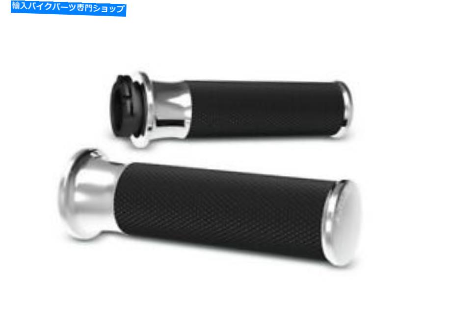 クロームパーツ Arlen Ness Fusion Grips Smoothie Chrome（07-322） Arlen Ness Fusion Grips Smoothie Chrome (07-322)【並行輸入品】