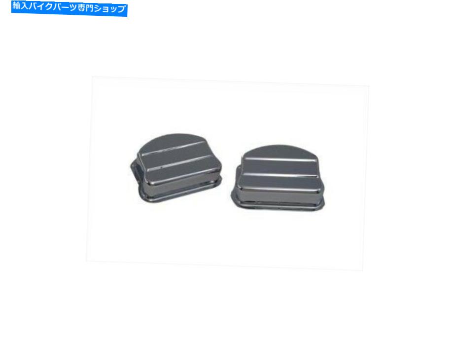 クロームパーツ Vtwin Chrome Rockerカバーのトップスハーレーダビッドソンパンヘッド1948-1965 48-65 FLH Vtwin Chrome Rocker Covers Tops Harley Davidson Panhead 1948-1965 48-65 fl flh【並行輸入品】