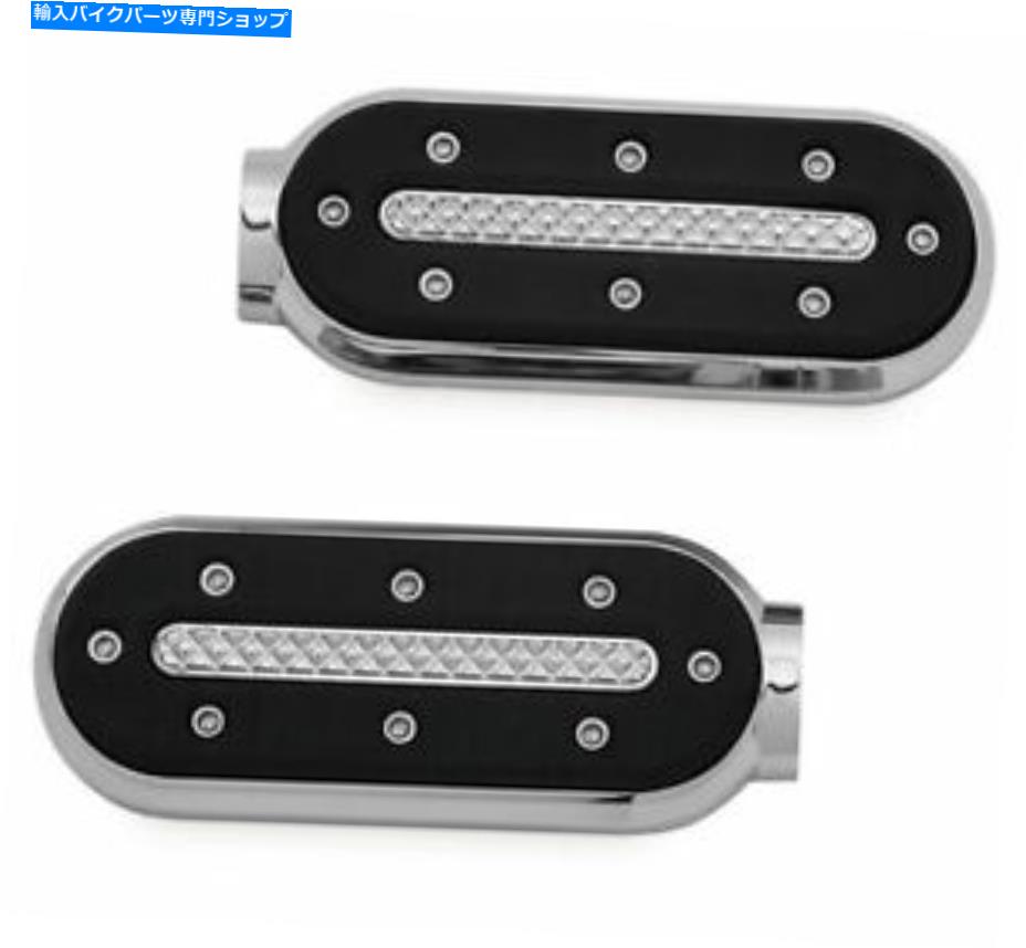 クロームパーツ アダプタークロムなしのクライャキン重工業の足首 Kuryakyn Heavy Industry Footpegs Without Adaptor CHROME【並行輸入品】