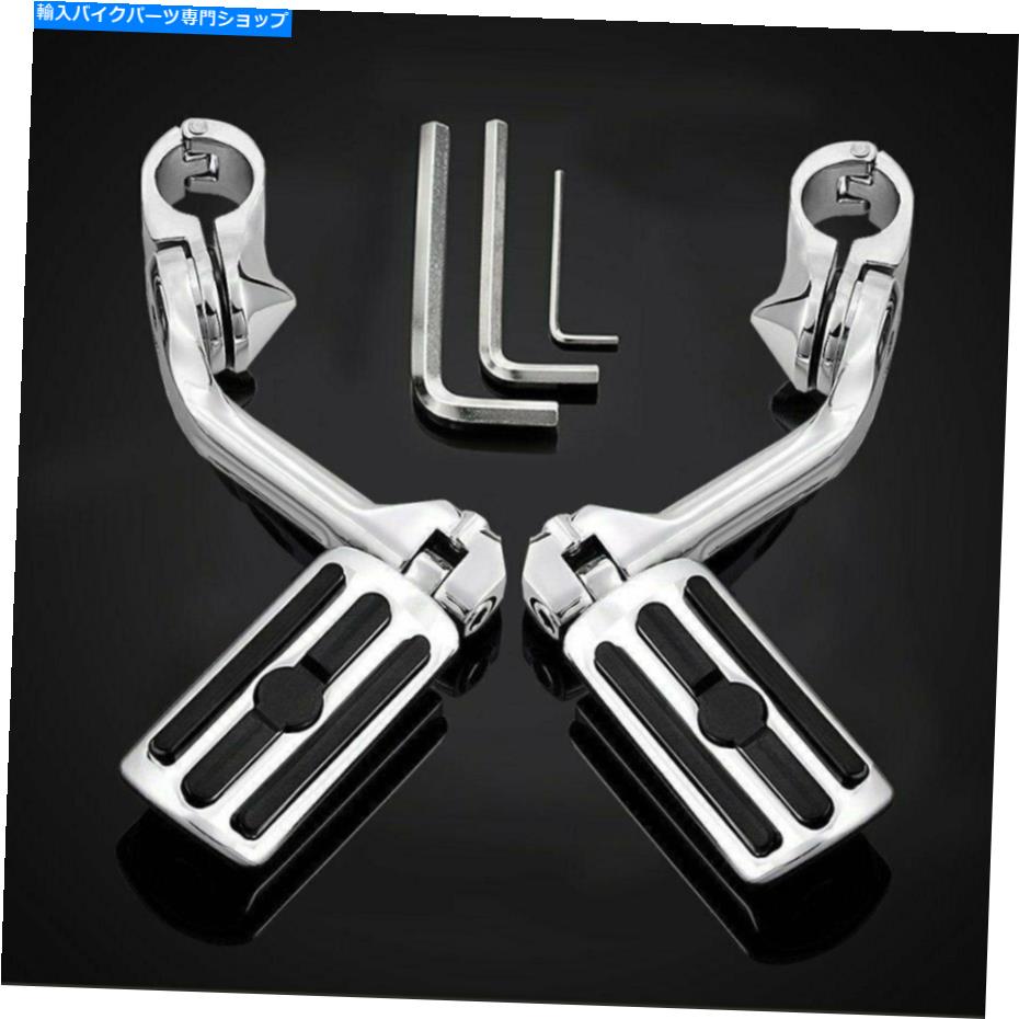 クロームパーツ Harley Davidson Heritage Softail ClassicalのChrome高速道路の足のペグ1.25 \