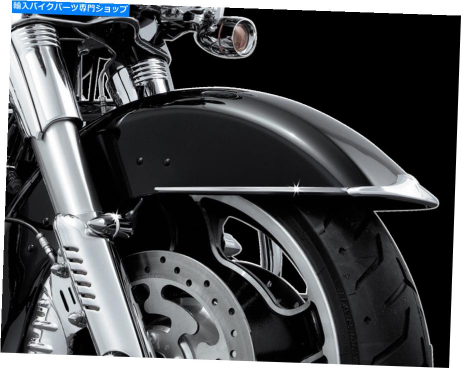クロームパーツ KuryakynフロントフェンダーサイドトリムキットP / NO 7786ハーレーダビッドソンモデル新＃ KURYAKYN FRONT FENDER SIDE TRIM KIT P/NO 7786 FOR HARLEY DAVIDSON MODELS NEW #【並行輸入品】