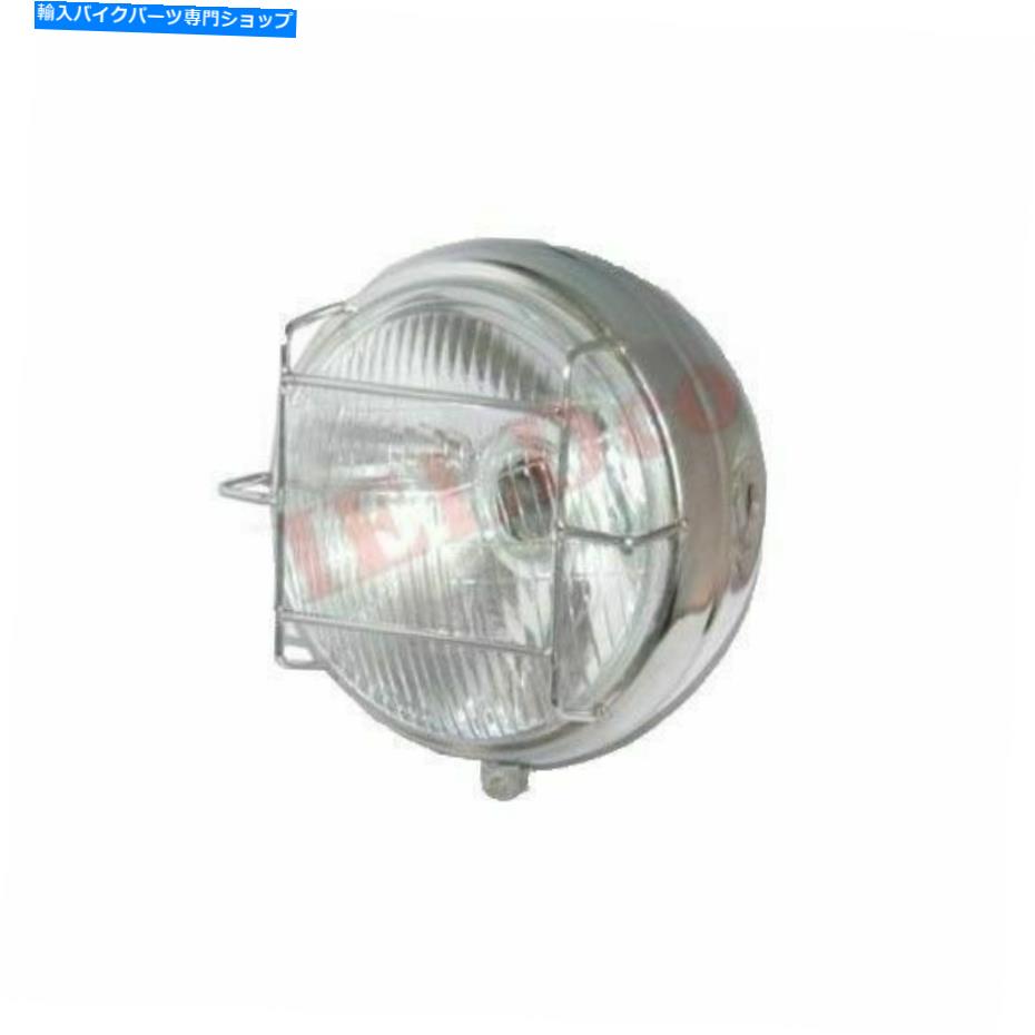 クロームパーツ ヘッドライトヘッドランプクロムグリルジャワCZ 250 350カリフォルニア638 634 ECS Headlight Headlamp Chrome With Grill Jawa CZ 250 350 California 638 634 ECs【並行輸入品】